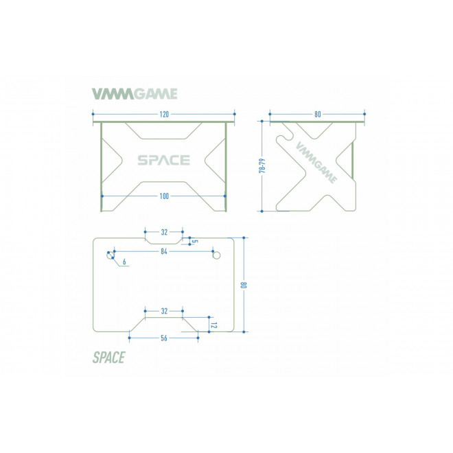 Игровой компьютерный стол VMMGAME Space