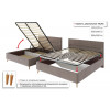 Каркас кровати SCANDICA Telma 140х200