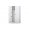 Шкаф 2-дверный Оскар 100х236х59,6 см, белый