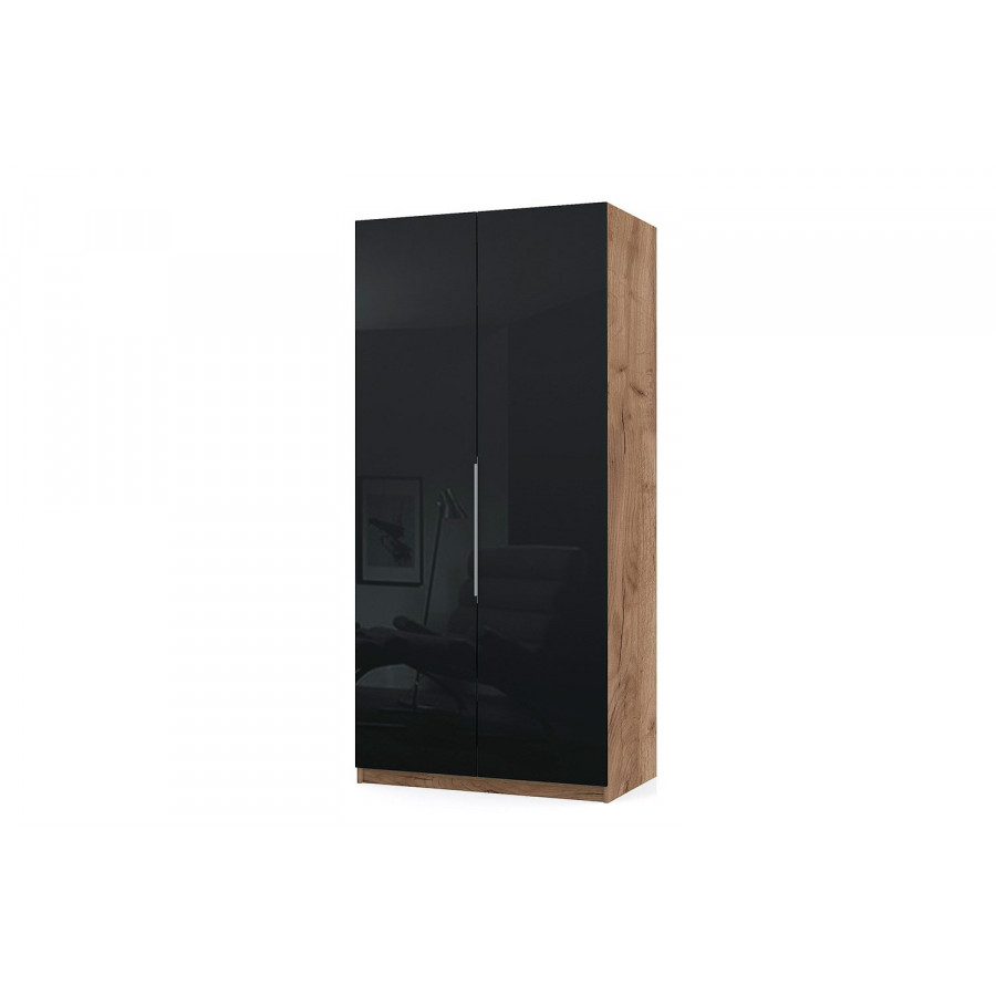 Шкаф 2-дверный Оскар 100х236х59,6 см, дуб табачный